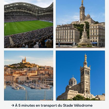 Massilia Mood ,Centre, Stade Velodrome, La Timone, La Conception , Wifi Gratuite Марсель Екстер'єр фото